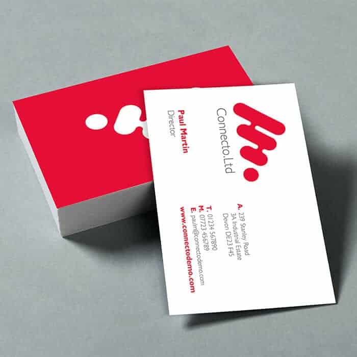 business cards delivered